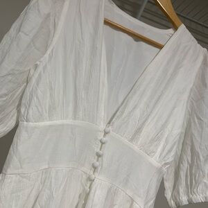 Commense White Maxi Dress